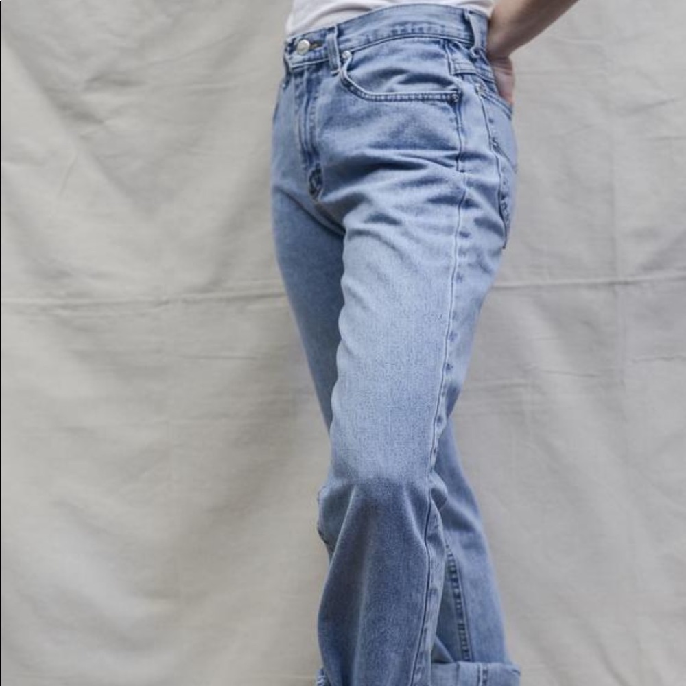 SOLD VTG LEE High Waist Mom Jeans Sz 27-28" Waist - Picture 5 of 9